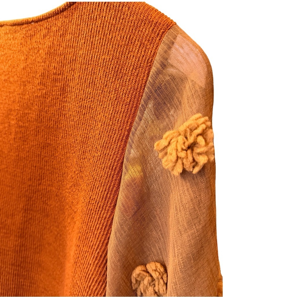 Anthropologie THML x Roolee Puff Sleeve Statement Blouse 🤎🍂✨ - Picture 8 of 16